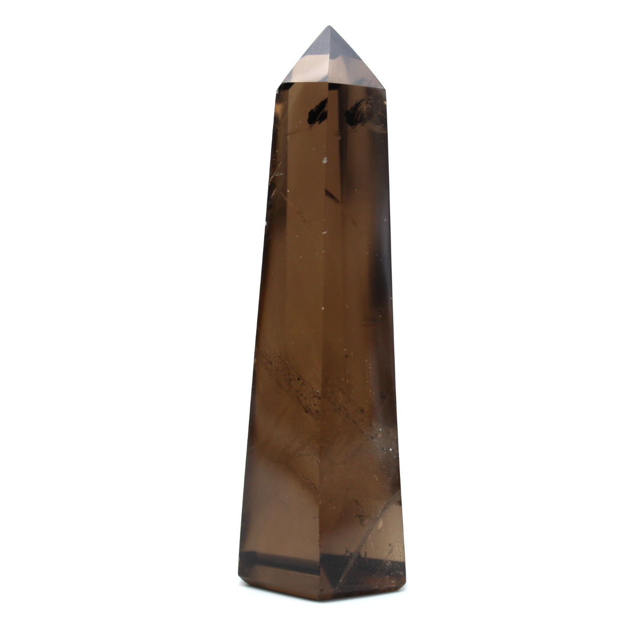 Prisme polie en Quartz fumé