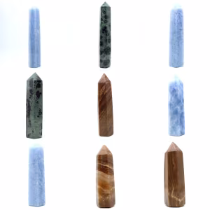 Prisme de calcite bleue