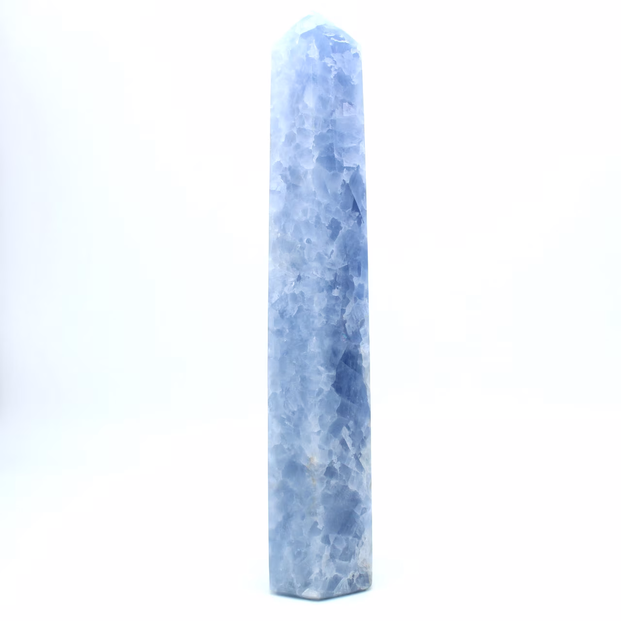 Prisme de calcite bleue