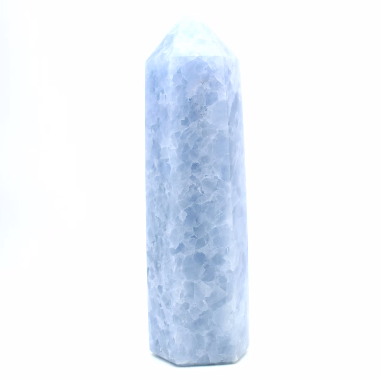Prisme de calcite bleue