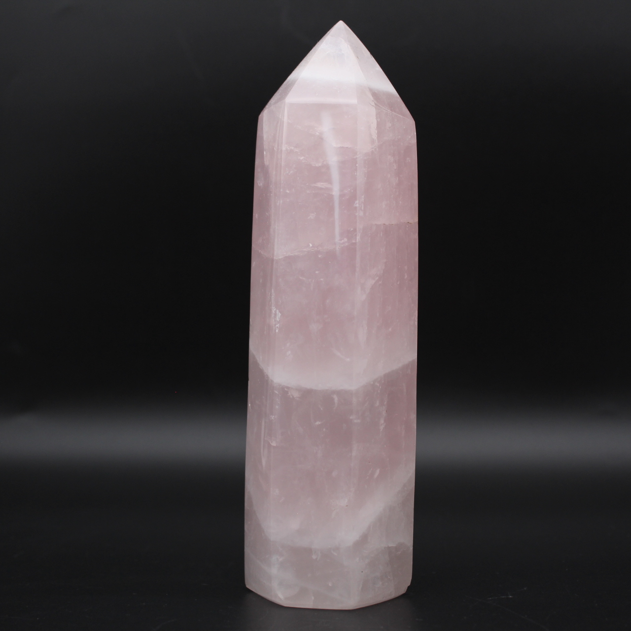 Prisme en quartz rose