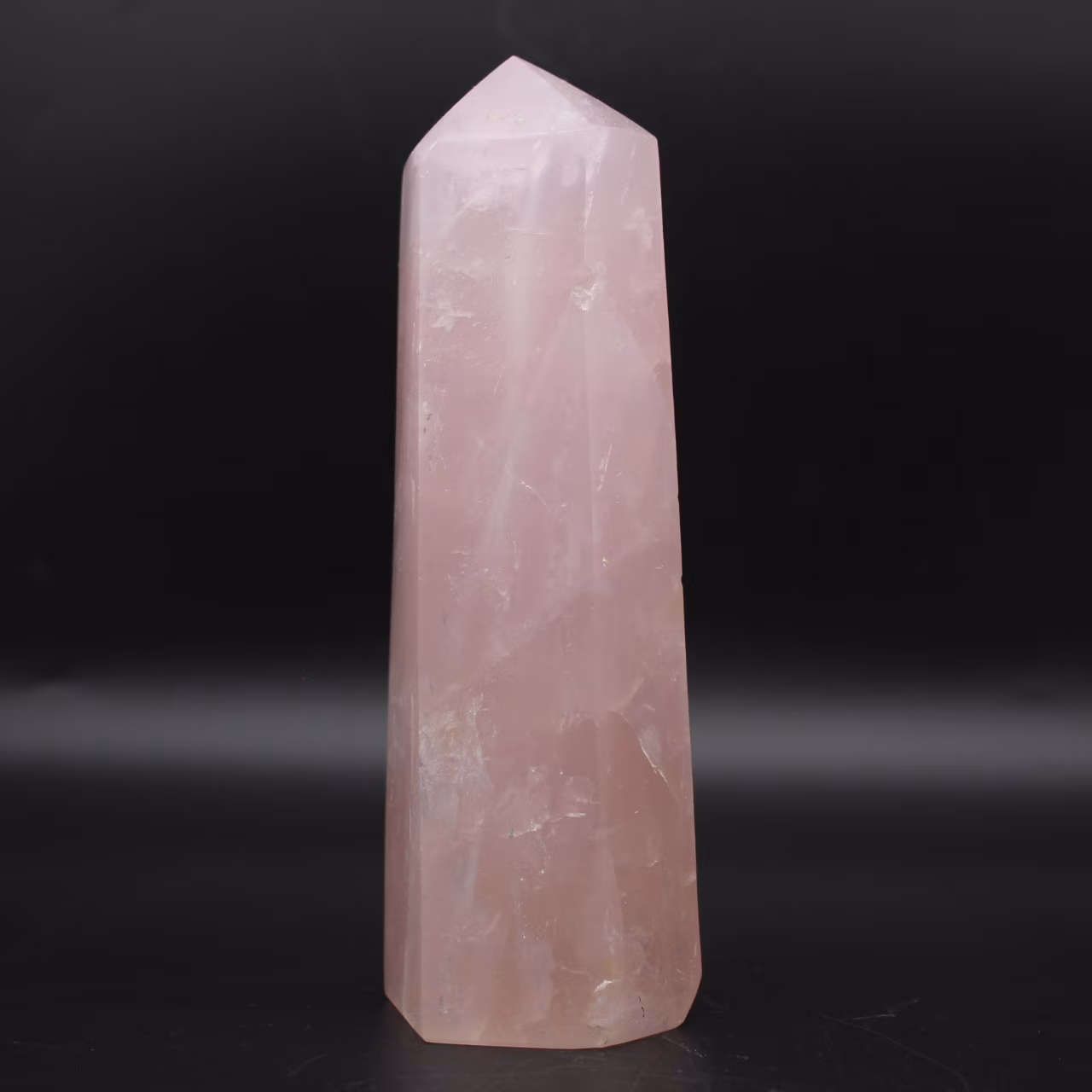 Prisme en quartz rose