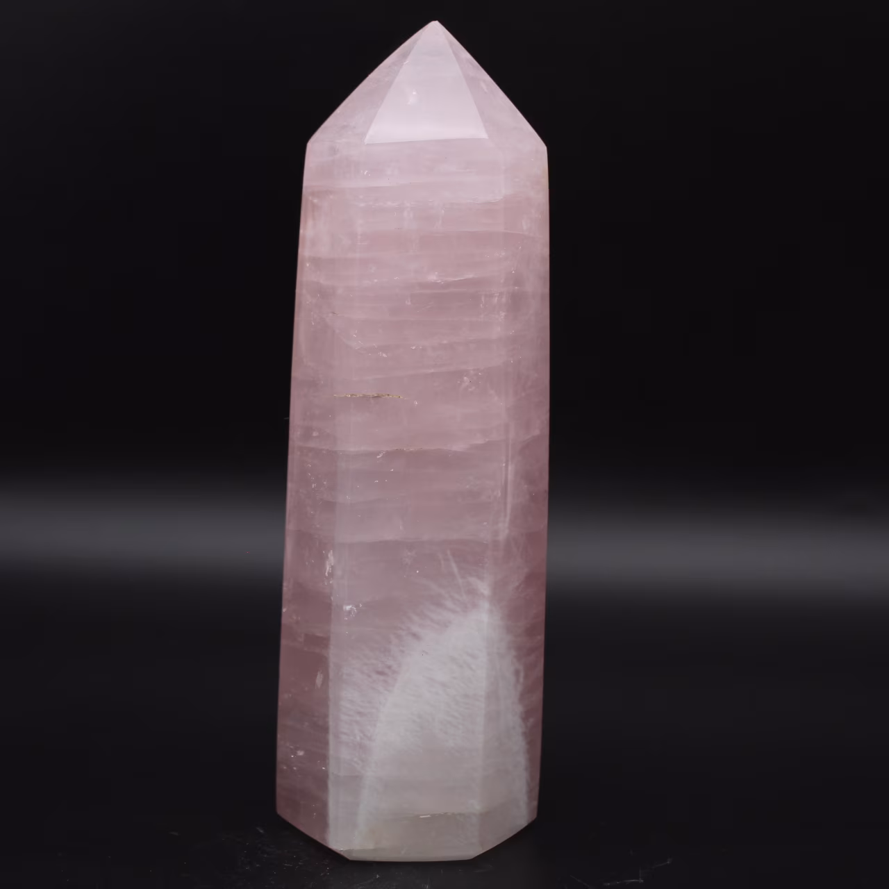 Prisme en quartz rose