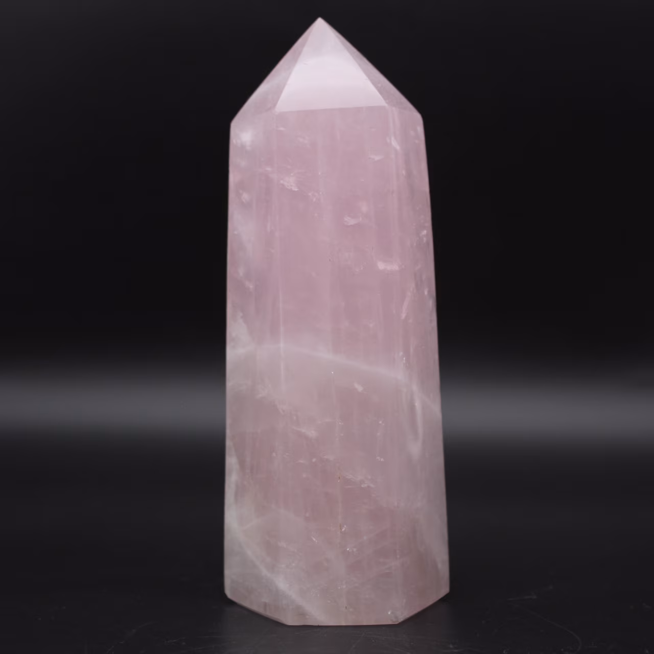 Prisme en quartz rose