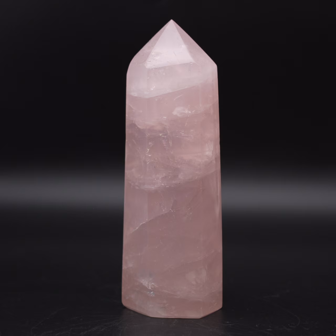 Prisme en quartz rose