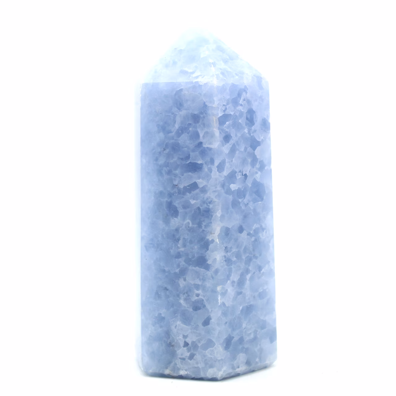 Prisme de calcite bleue