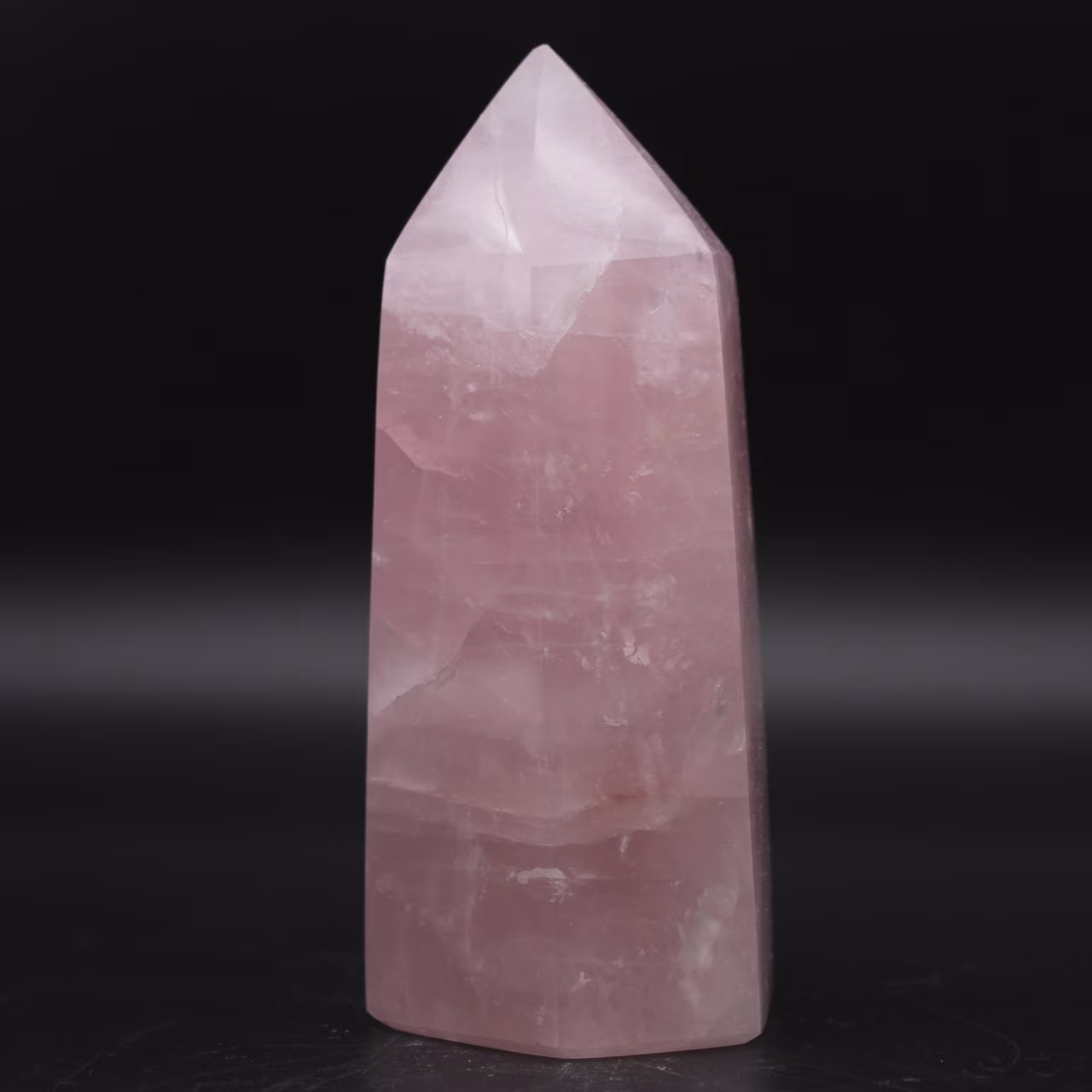 Prisme en quartz rose