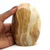 Forme libre polie en calcite miel - 0
