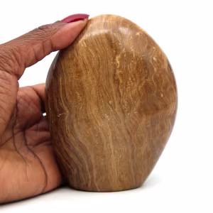 Forme libre de calcite miel