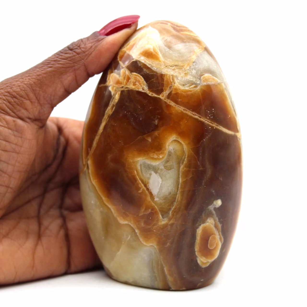 Calcite miel naturelle d'ornement
