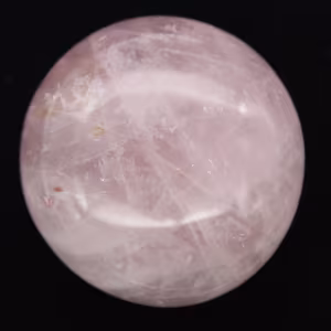 Galet en quartz rose