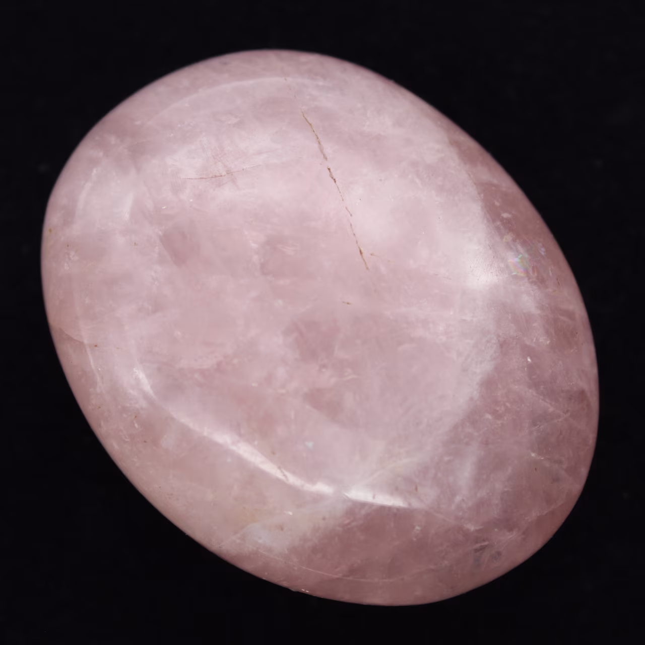 Galet en quartz rose