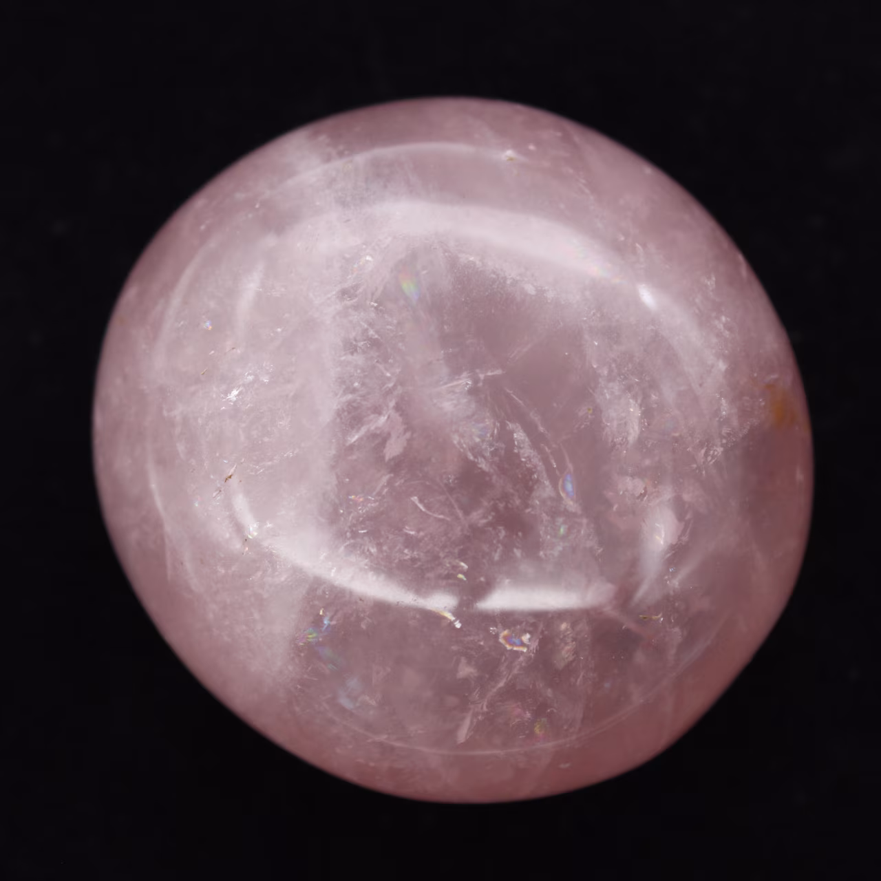 Galet en quartz rose