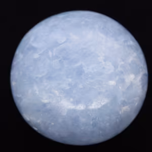 Galet en calcite bleue