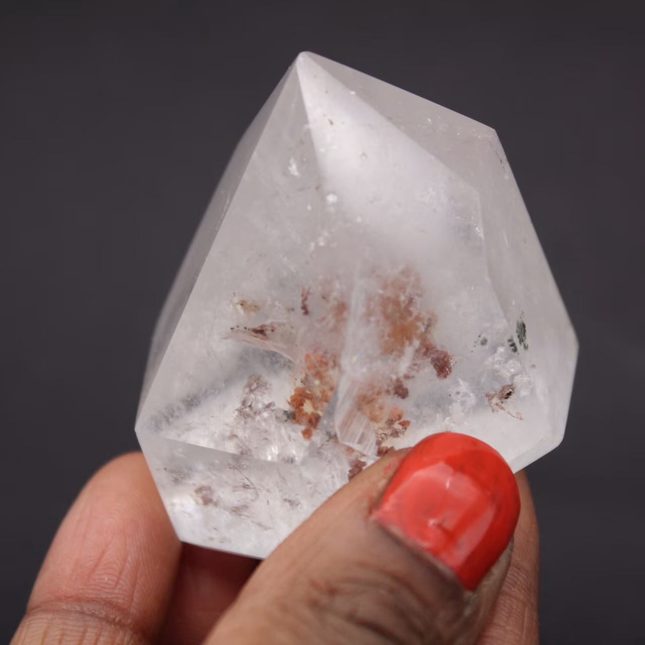 Cristal de roche avec inclusion