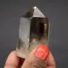 Cristal de roche fumé avec fantôme - 0