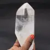 Prisme de quartz biterminé re-surfacé - 0