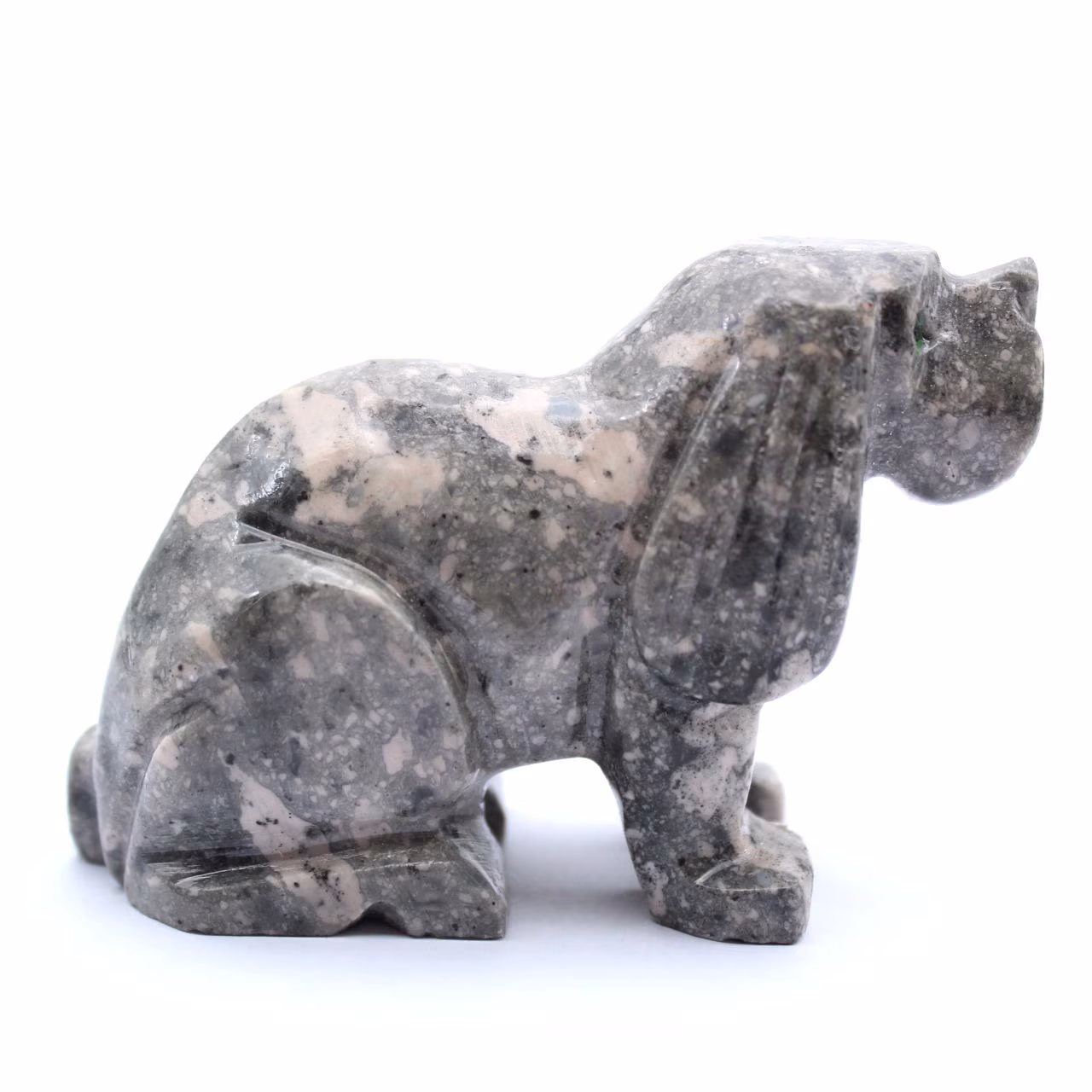 Chien en stéatite