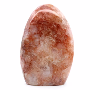 Presse papier en quartz rouge