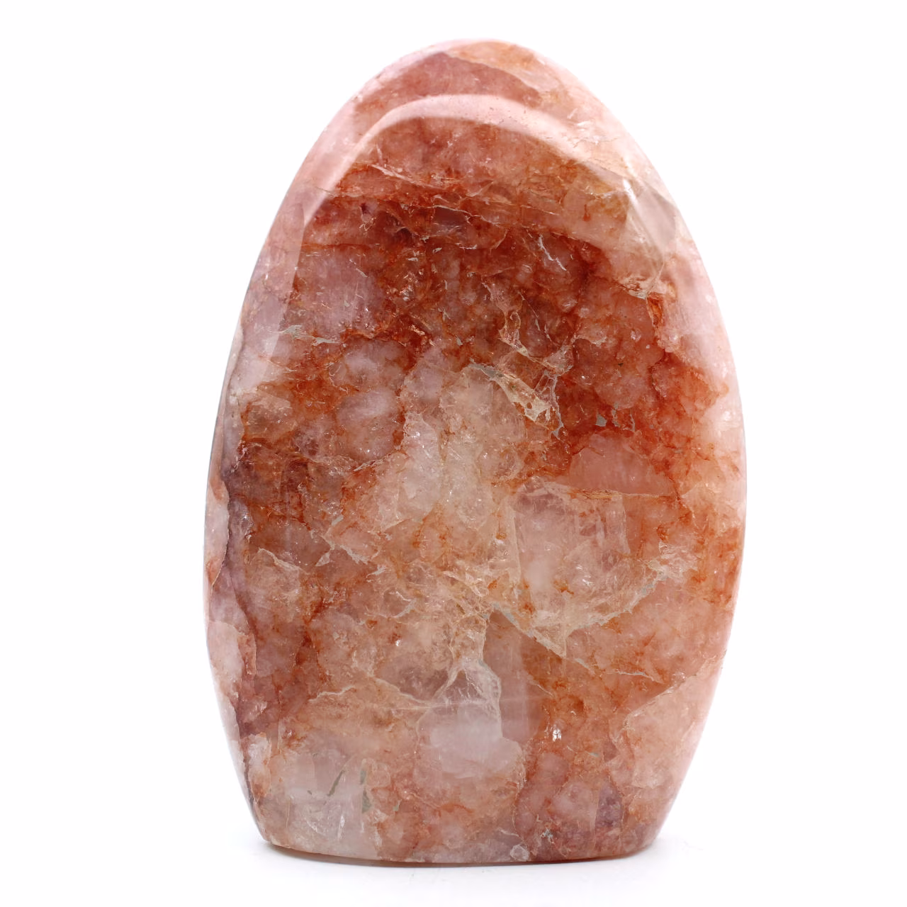 Presse papier en quartz rouge