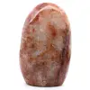 Roche polie en quartz rouge - 5