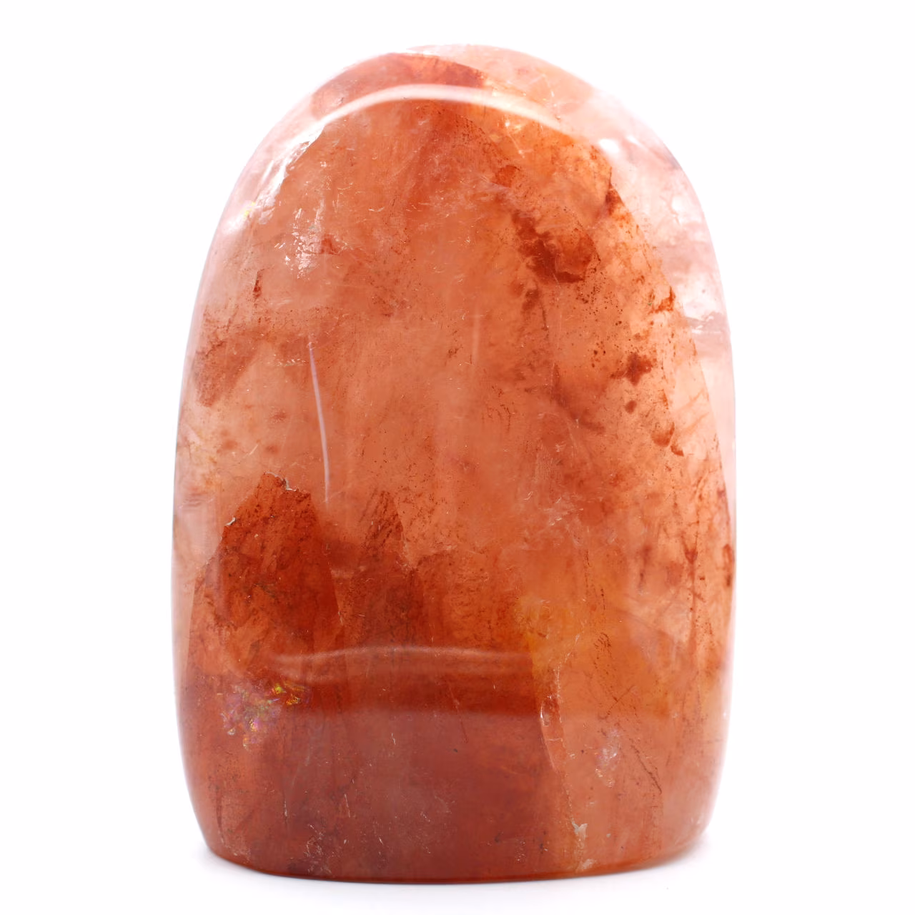 Forme libre de quartz rouge