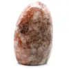 Roche polie en quartz rouge - 13