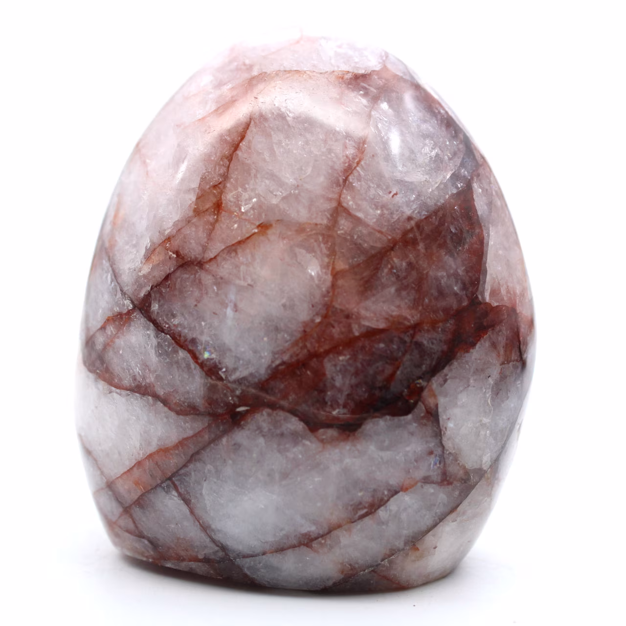 Quartz rouge d'ornement