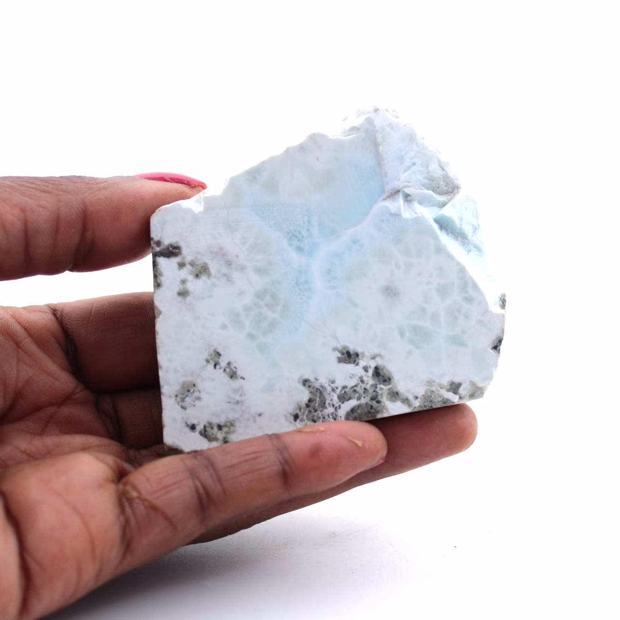 Plaque larimar semi-poli