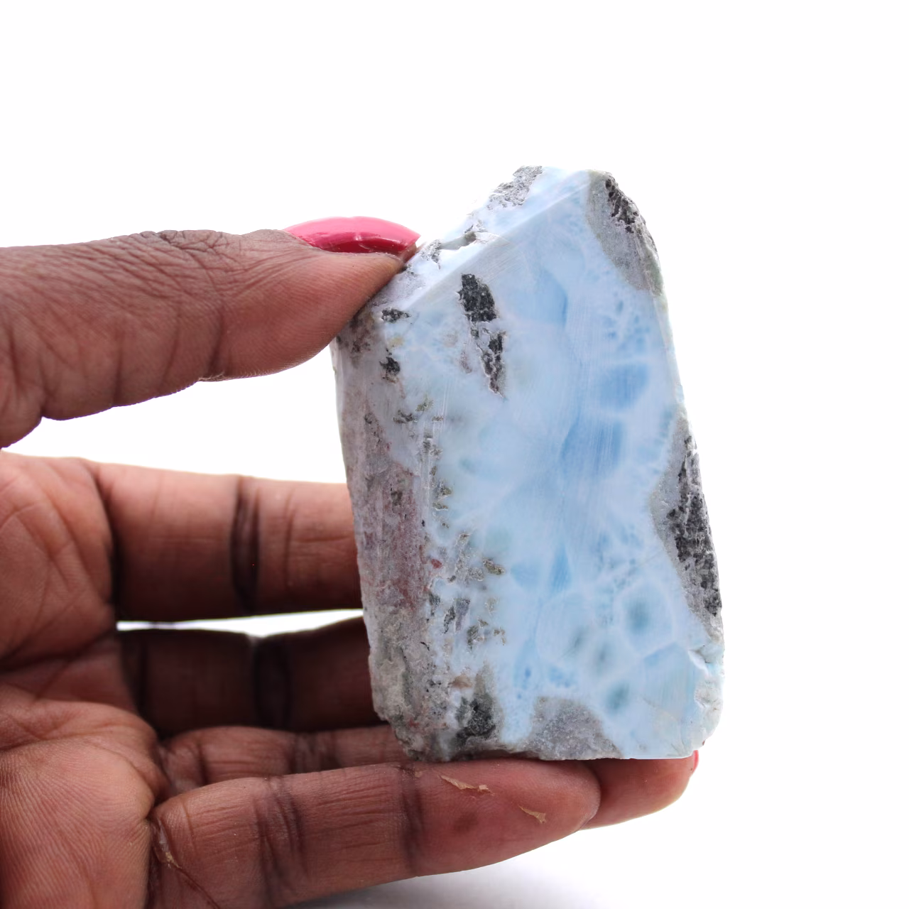 Plaque larimar semi-poli