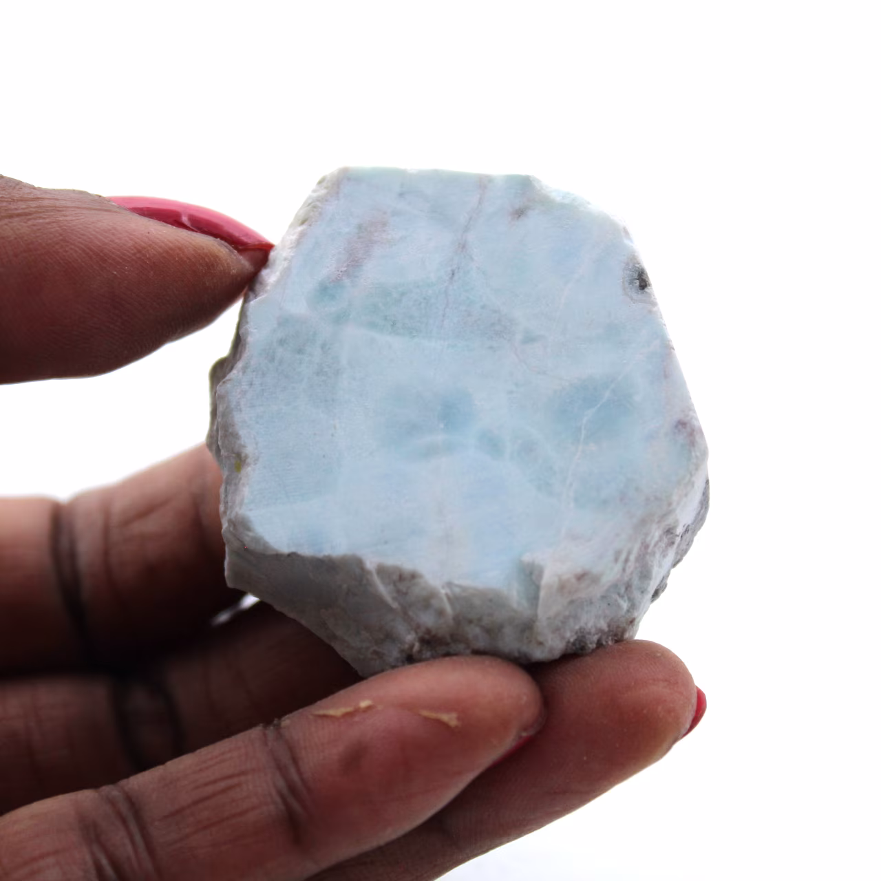 Plaque larimar semi-poli