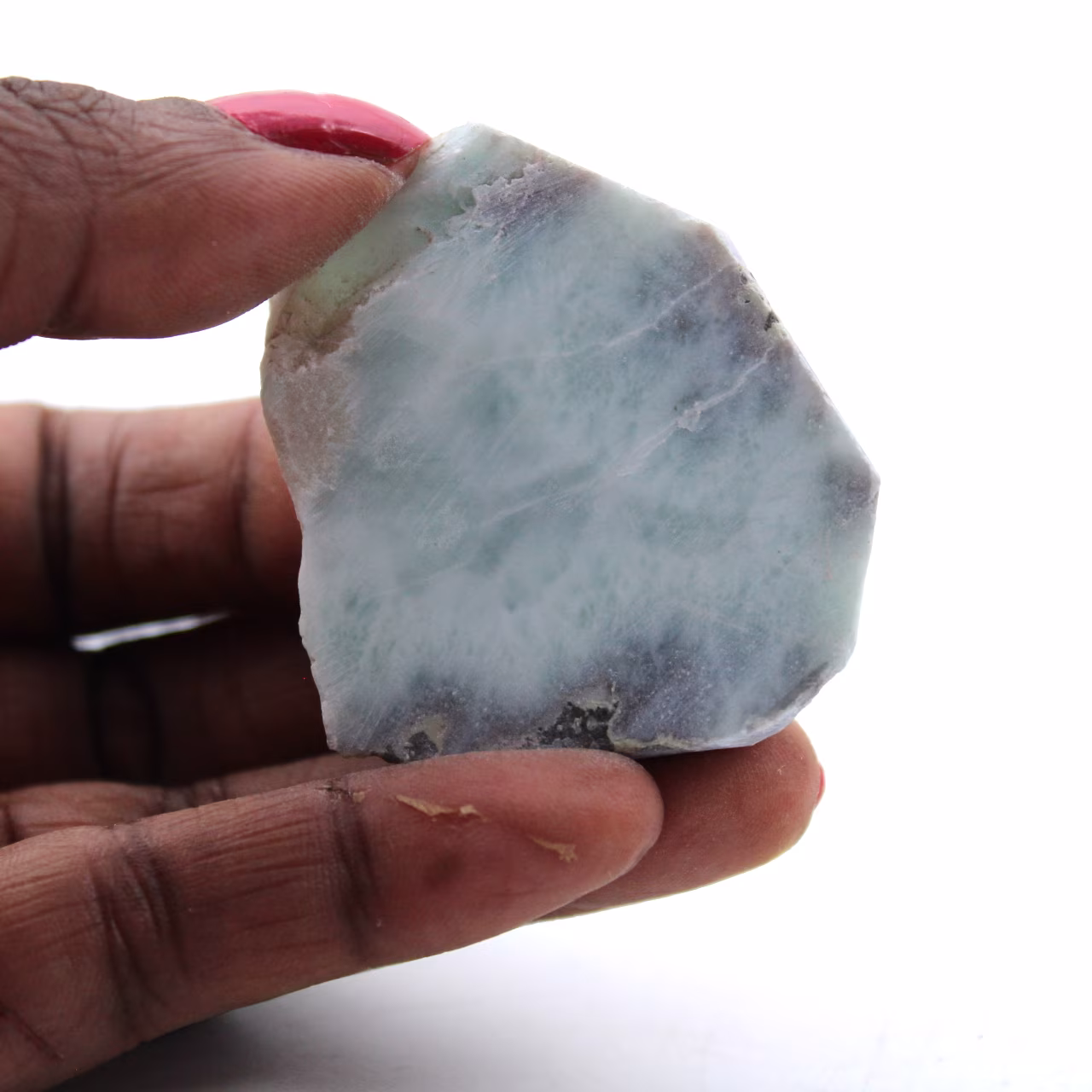 Plaque larimar semi-poli