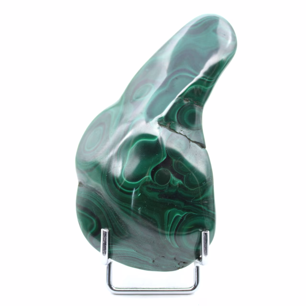 Malachite polie pour décoration