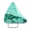 Pierre polie en malachite