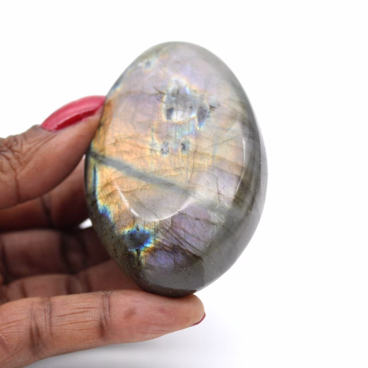 Galet de Labradorite