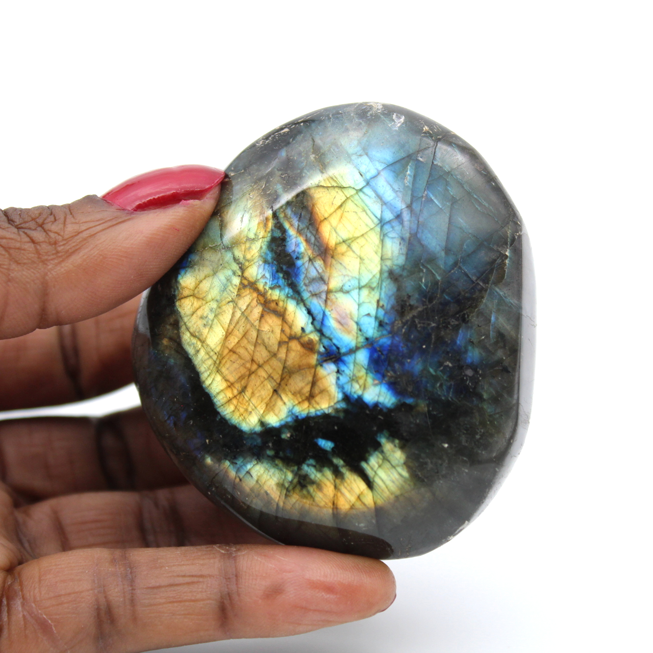 Galet en roche de Labradorite