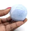 Galet en calcite bleue - 0