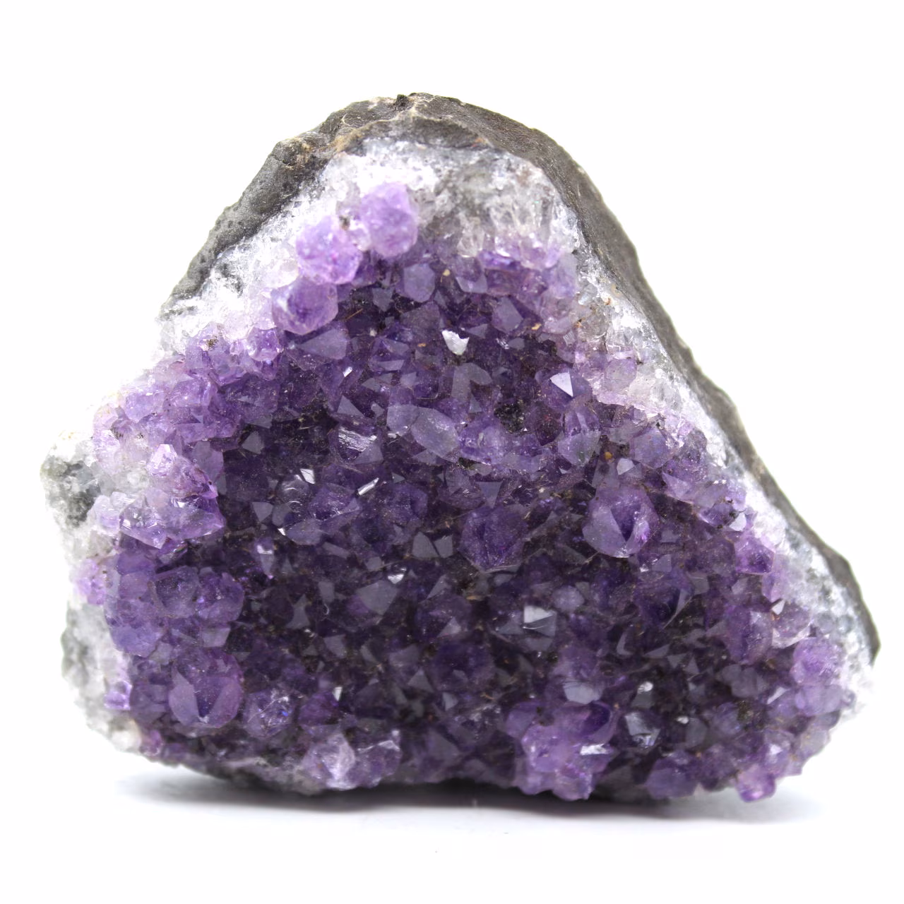 Druse d’améthyste naturelle