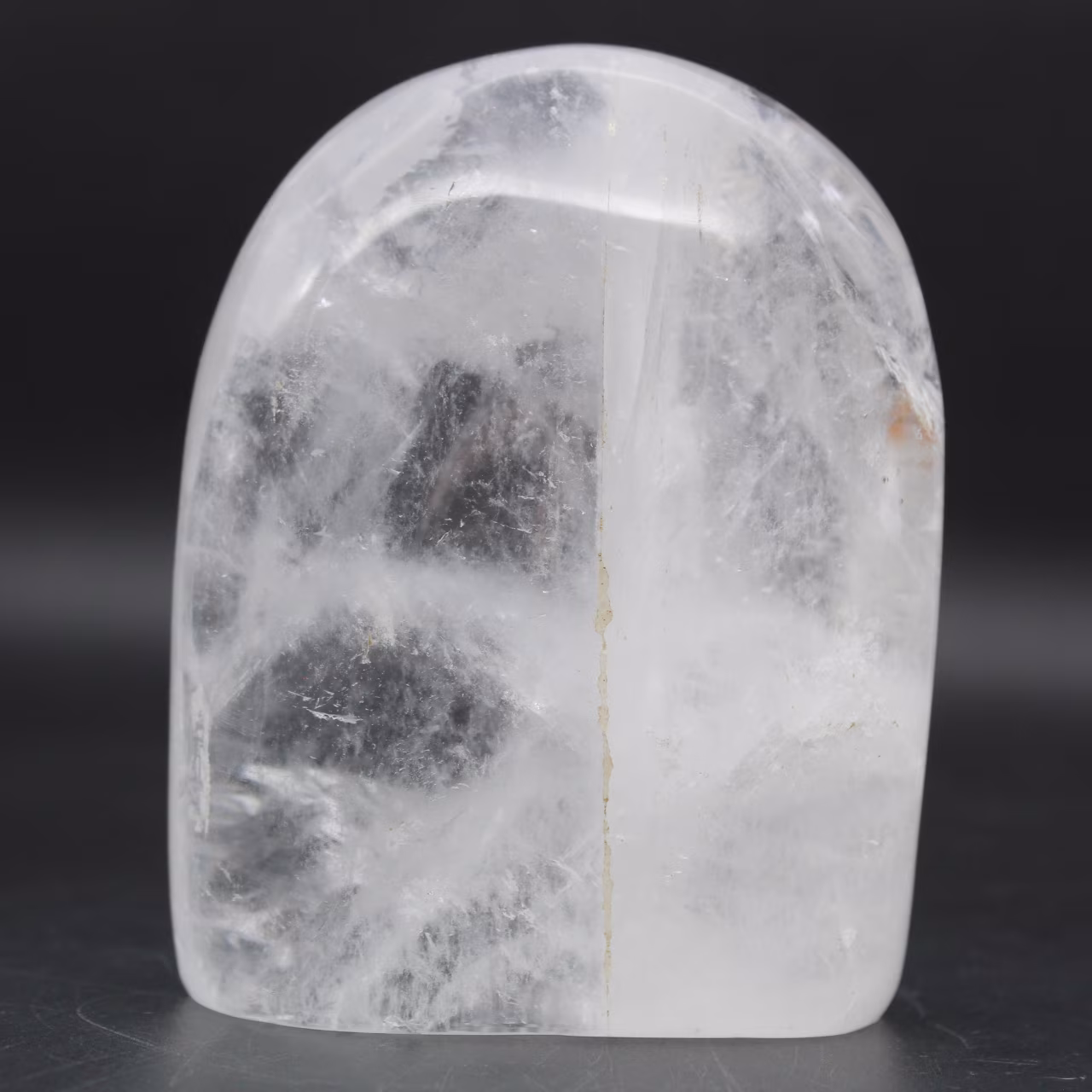 Cristal de roche polie