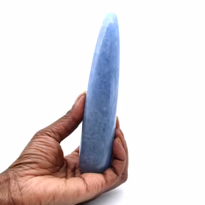 Bâton de massage en calcite bleue