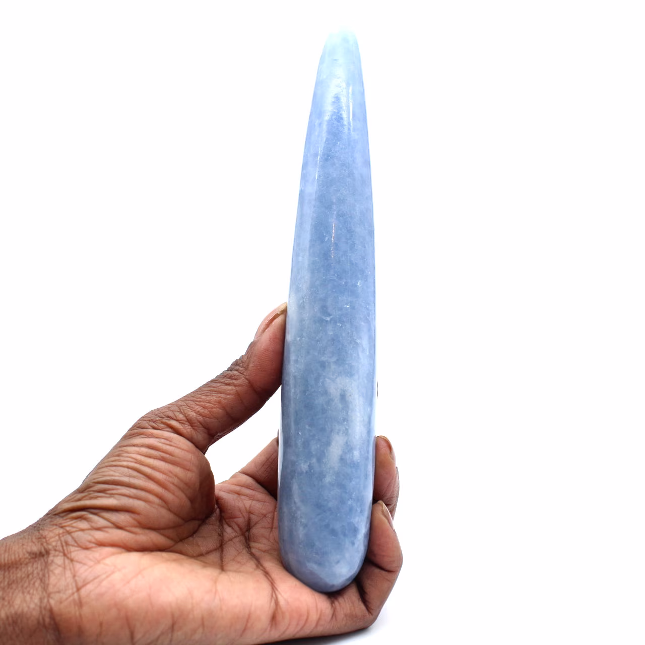 Bâton en calcite bleue
