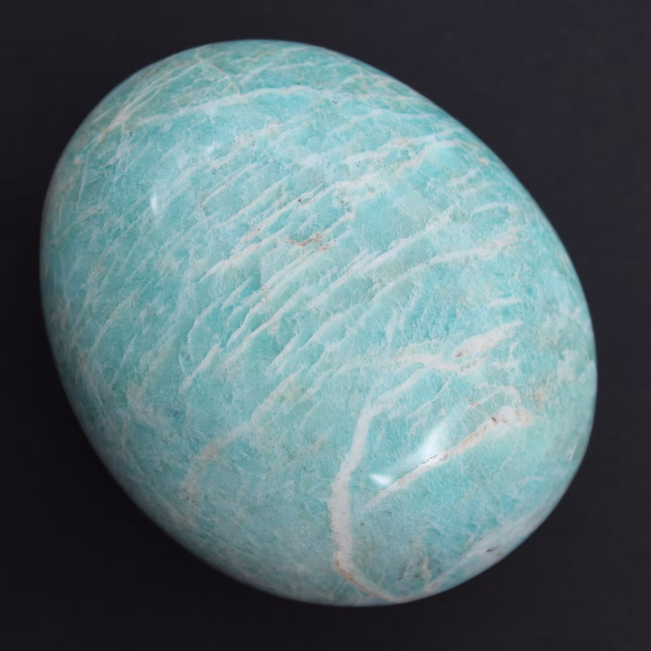 Galet en amazonite