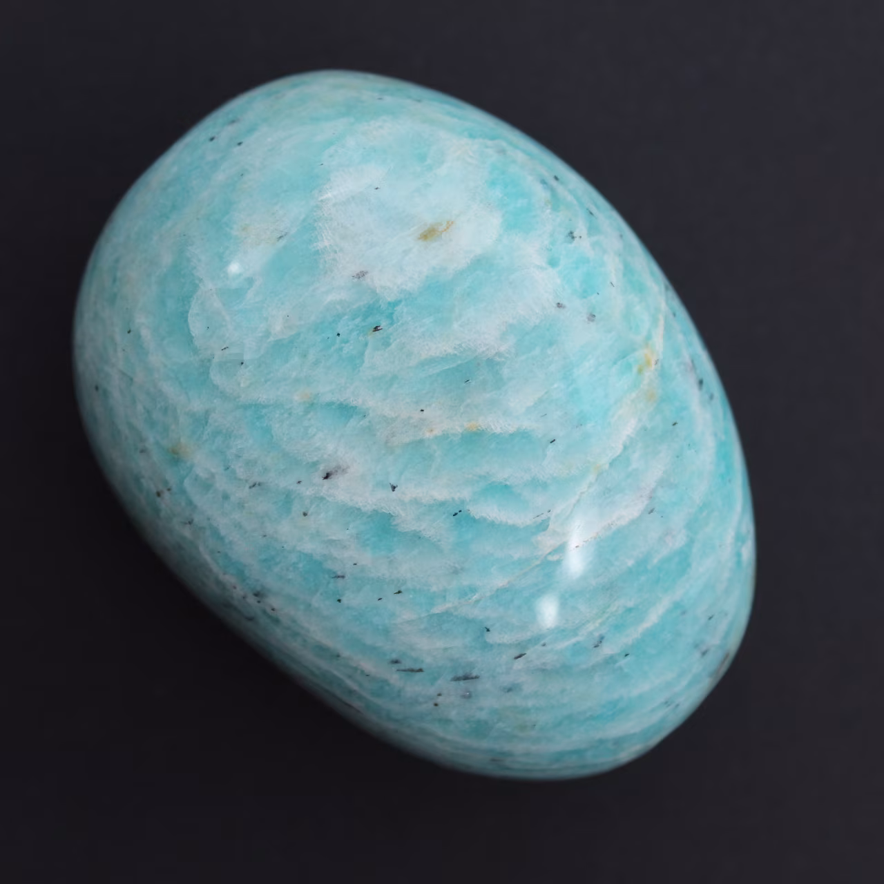 Galet en amazonite
