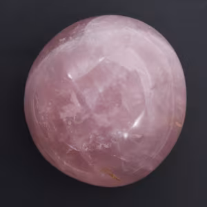 Galet en quartz rose
