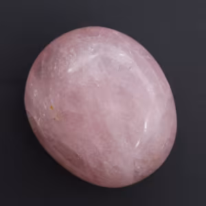 Galet en quartz rose