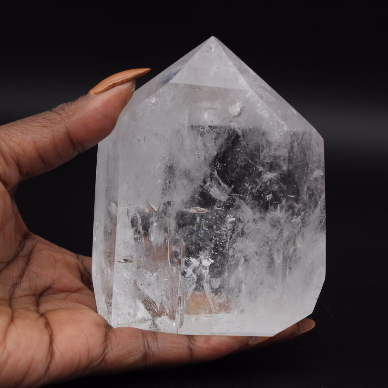 Prisme en quartz cristal