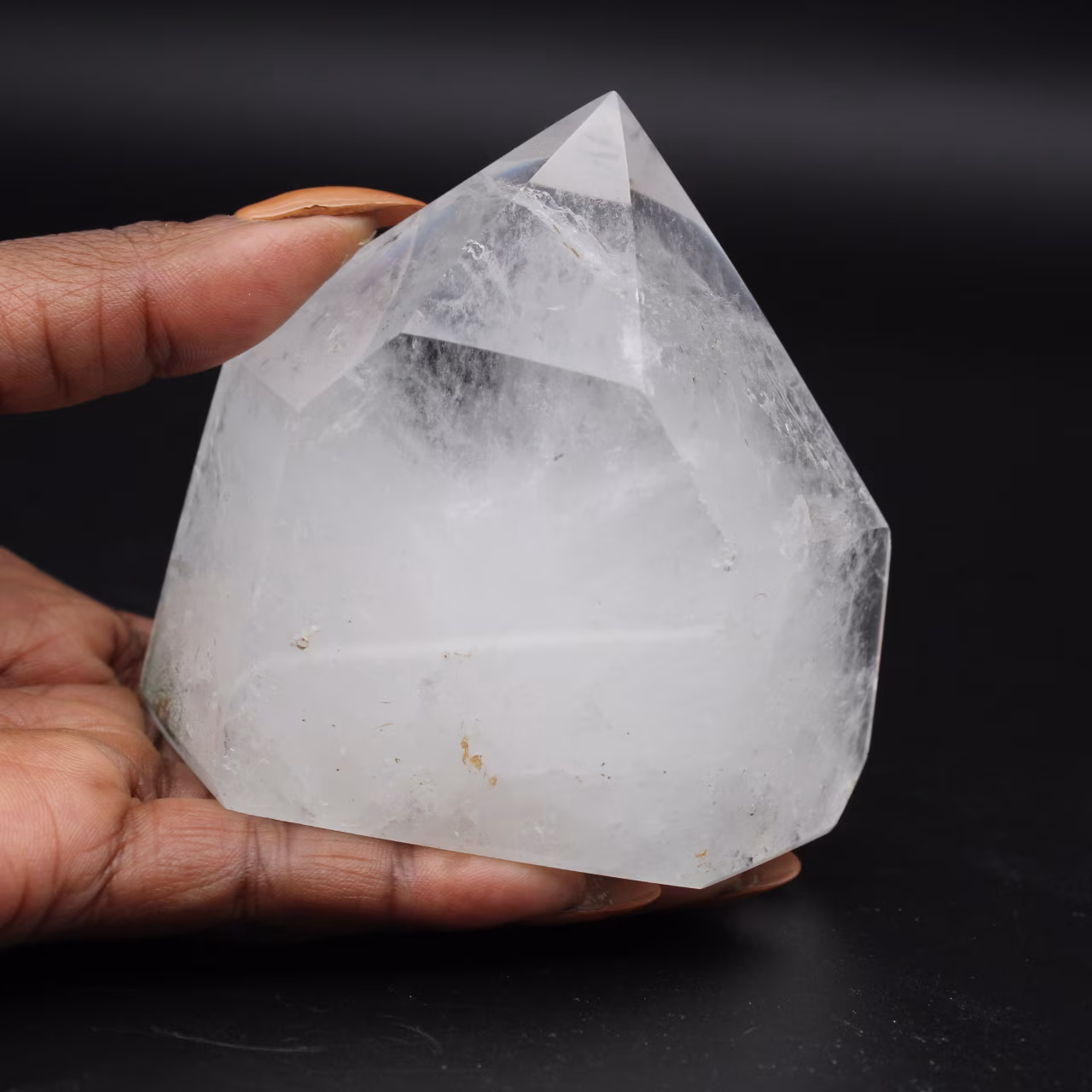 Prisme de cristal de roche de Madagascar
