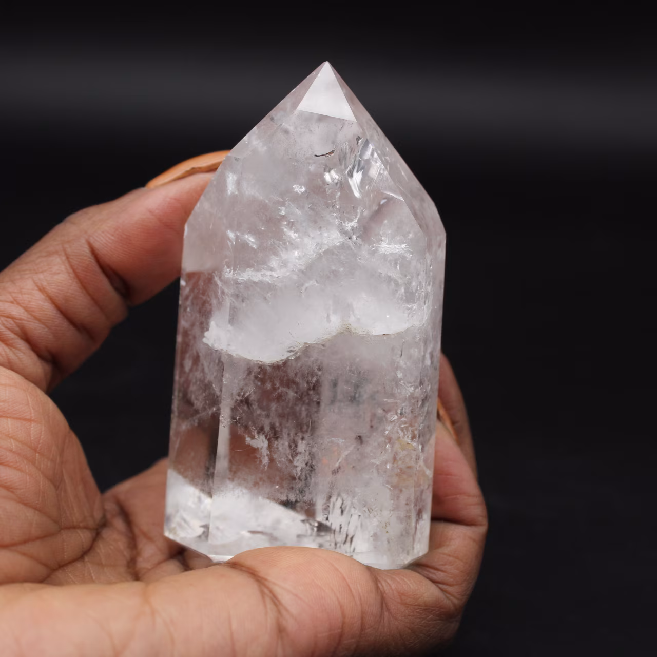 Prisme en quartz cristal