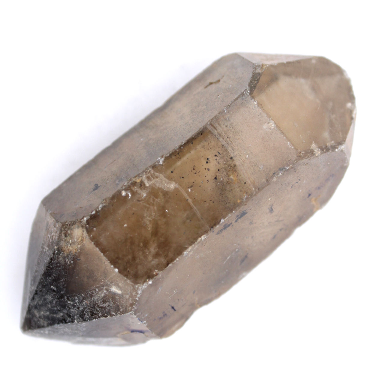 Quartz fumé bi-terminé