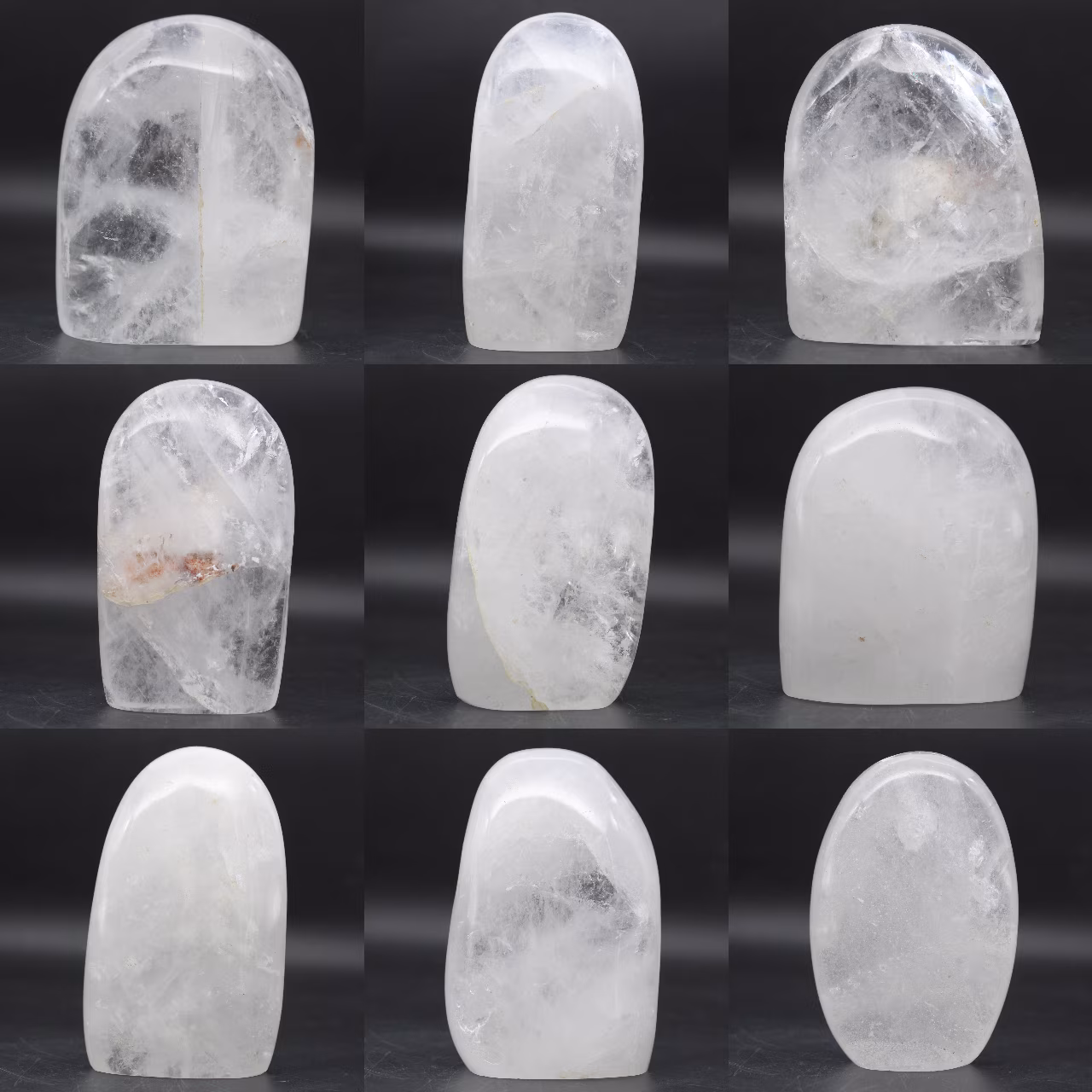 Cristal de roche polie de madagascar